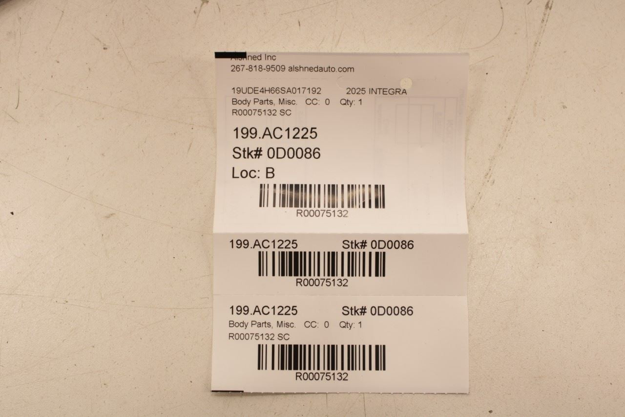 23-26 Acura Integra A-Spec Front Right and Left Side Door Sill Scuff Kick Plate - Alshned Auto Parts