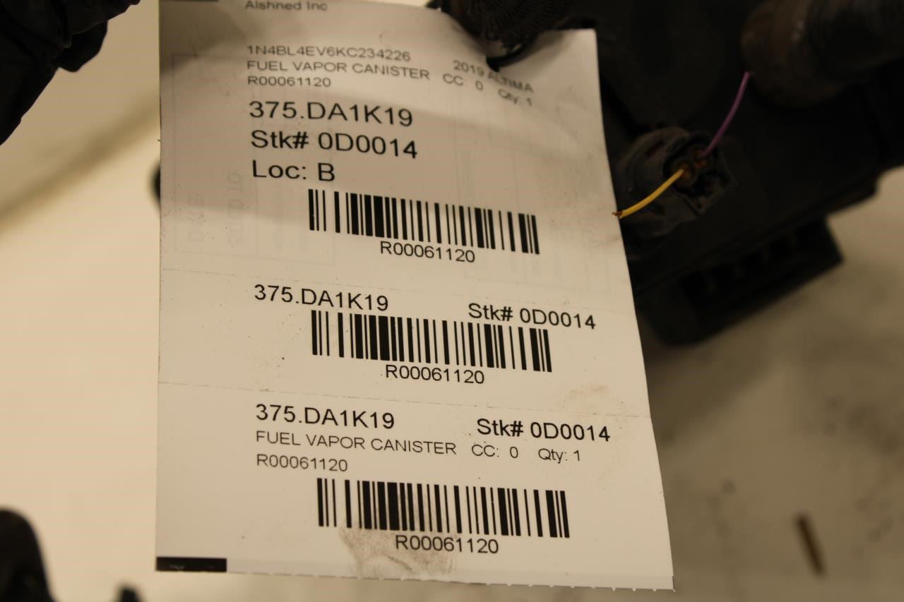 19-24 Nissan Altima SL 2.5L Fuel Vapor Evaporator Emission Canister 14950-6CC0A - Alshned Auto Parts