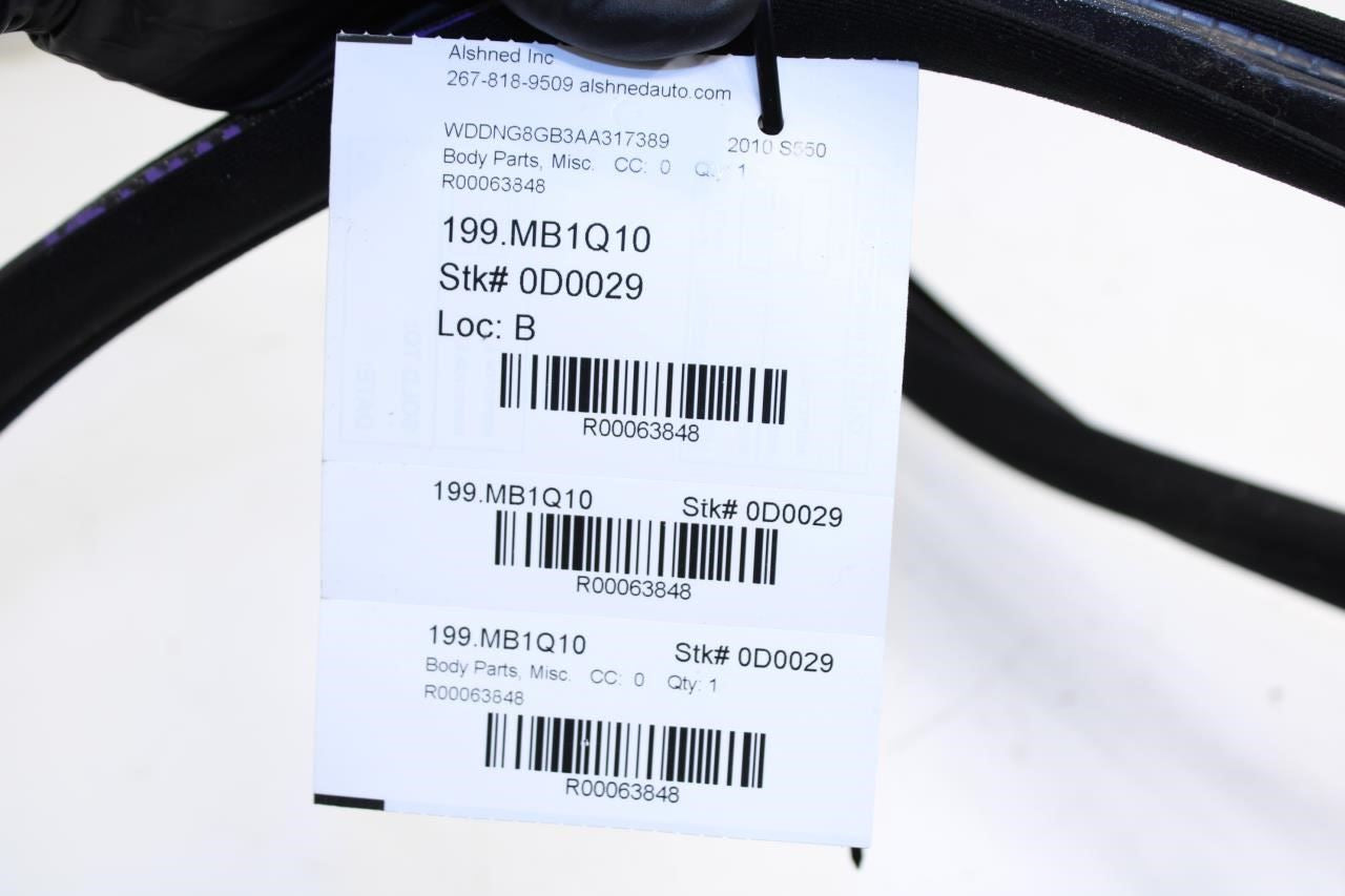 2007-2013 Mercedes-Benz S550 Rear Left Door Weatherstrip On Body 221-697-11-51 - Alshned Auto Parts