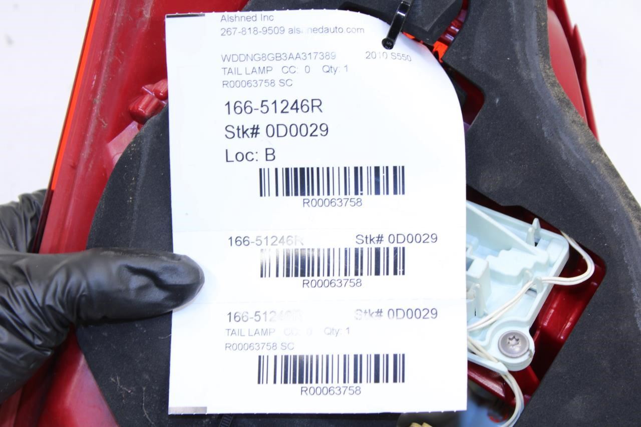 2007-2013 Mercedes-Benz S550 Rear Right Tail Light Lamp 221-820-14-64 OEM - Alshned Auto Parts