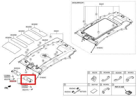 19-20 Kia Sorento LX FWD Front Driver Left Side Sun Visor w/ Illuminated Mirror - Alshned Auto Parts