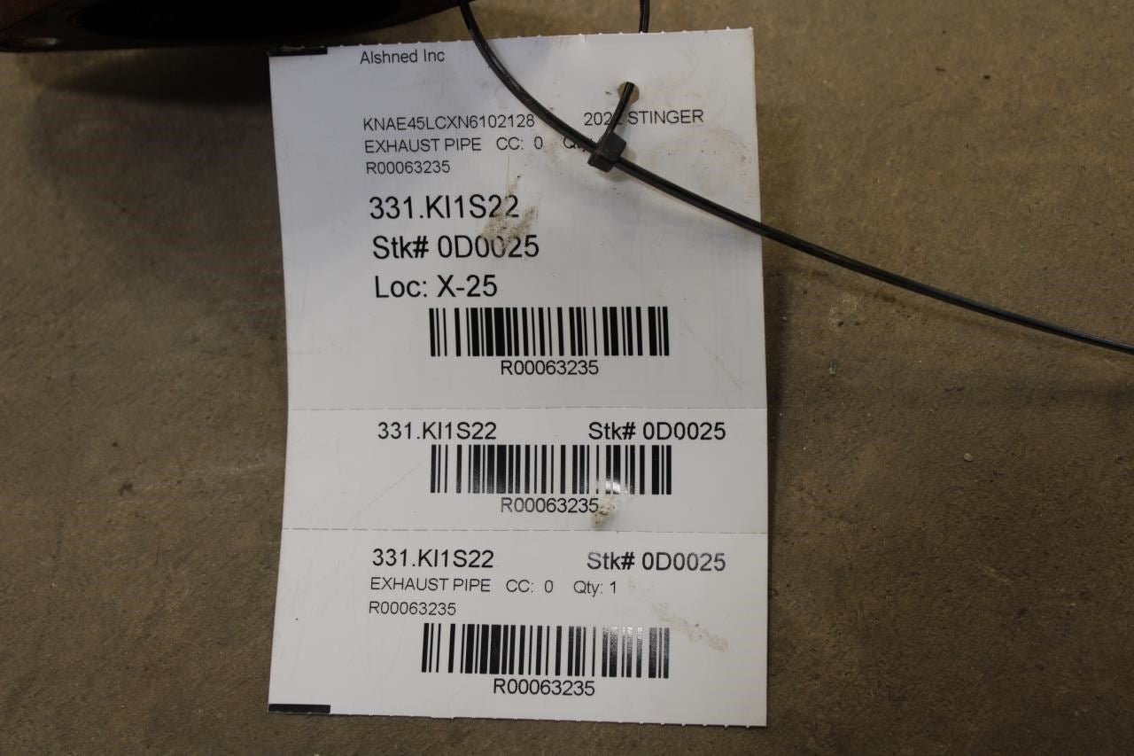 2018-2023 Kia Stinger GT1 3.3L AWD Front Left Exhaust System Pipe 28605-J5310 - Alshned Auto Parts