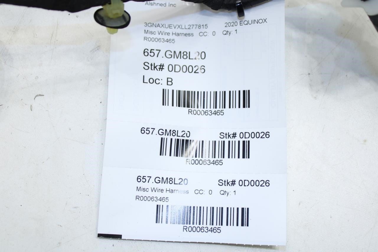 2020-2024 Chevrolet Equinox LT Rear Left Driver Door Wire Harness 84758003 OEM - Alshned Auto Parts