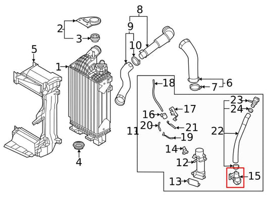 2021-23 Kia Sorento X-Line SX Prestige Turbocharger Boost Pressure Relief Valve - Alshned Auto Parts