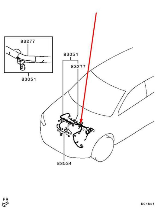 20-25 Mitsubishi Outlander Sport SE 2.0L 4WD Engine Wire Harness 8541H015 *ReaD* - Alshned Auto Parts