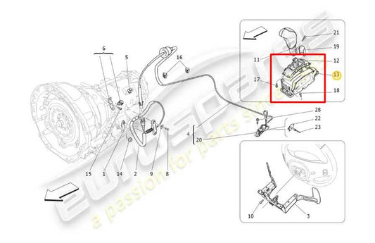 2014-18 Maserati Ghibli S Q4 3.0L AWD Automatic Transmission Gear Shifter Lever - Alshned Auto Parts