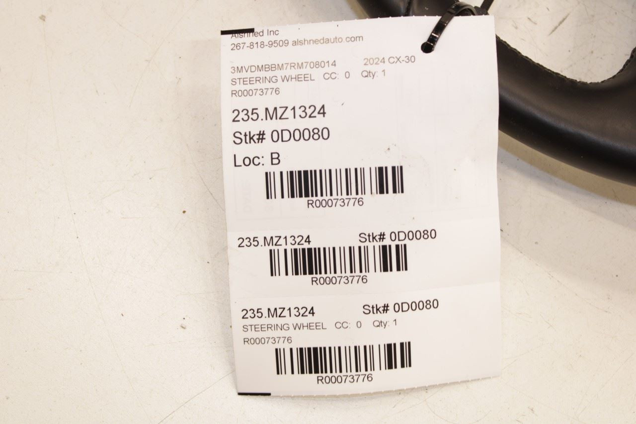 2021-25 Mazda CX30 S 2.5L Steering Wheel Leather w/ Control Buttons BDTV-32-982A - Alshned Auto Parts