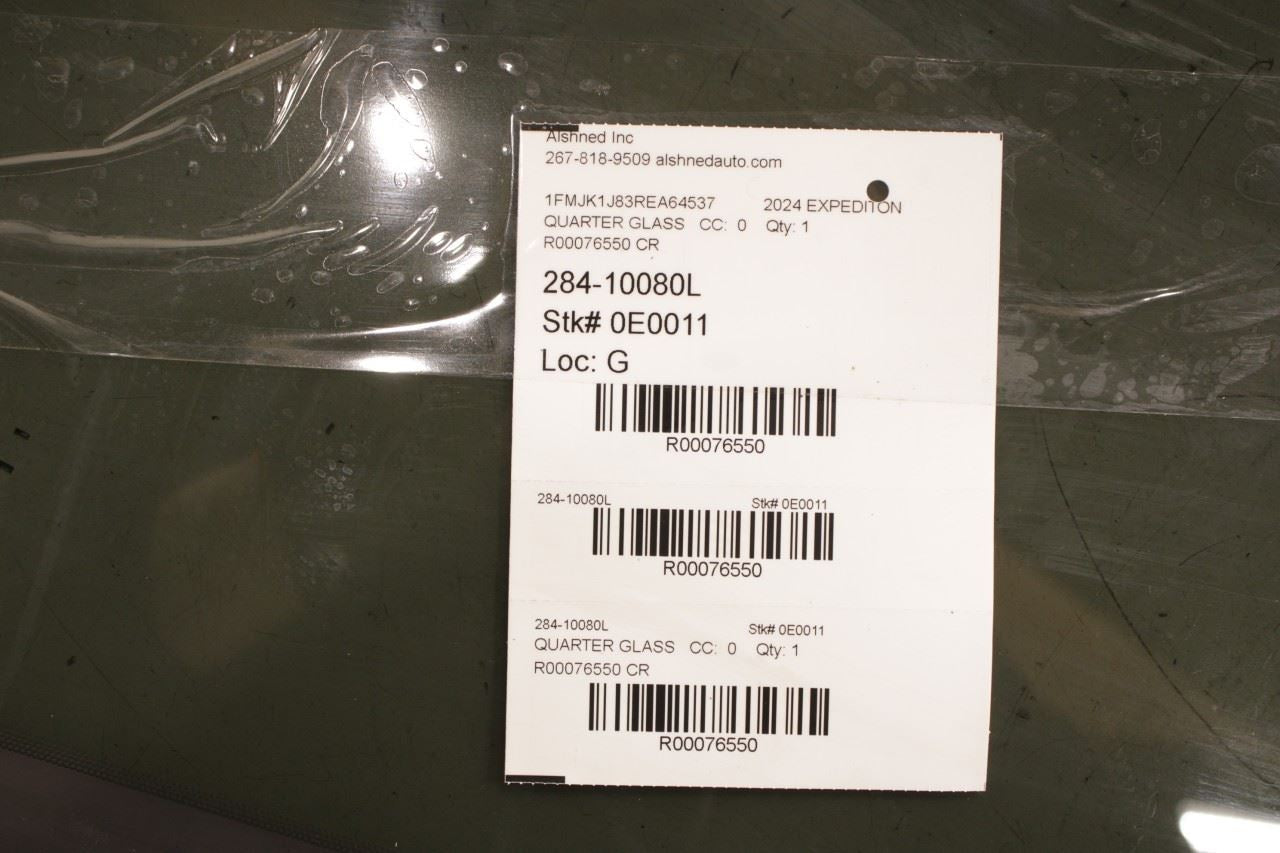 2021-2024 Ford Expedition MAX XLT Rear Left Side Quarter Window Glass *ReaD* - Alshned Auto Parts