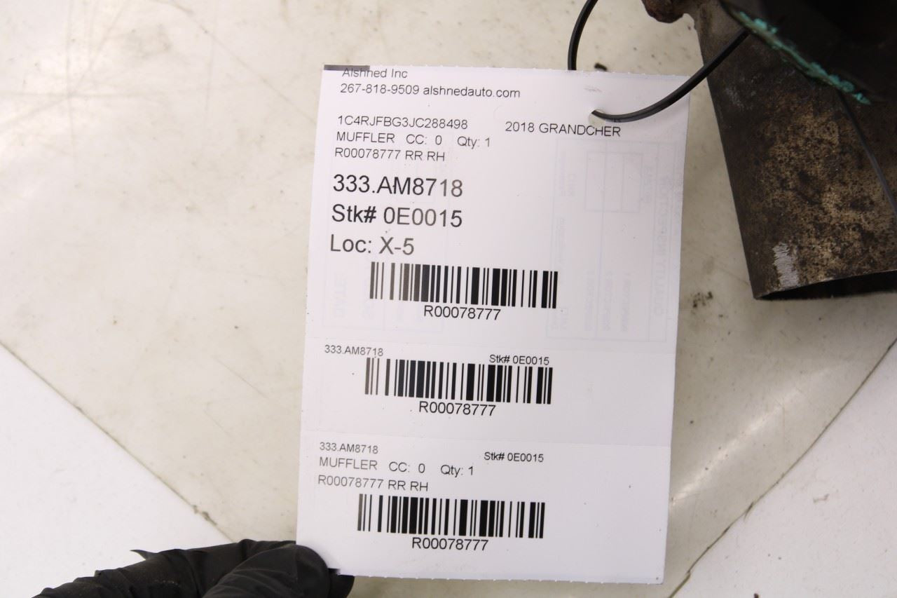 2015-2021 Jeep Grand Cherokee Limited 3.6L Rear Right Exhaust System Muffler Tip - Alshned Auto Parts