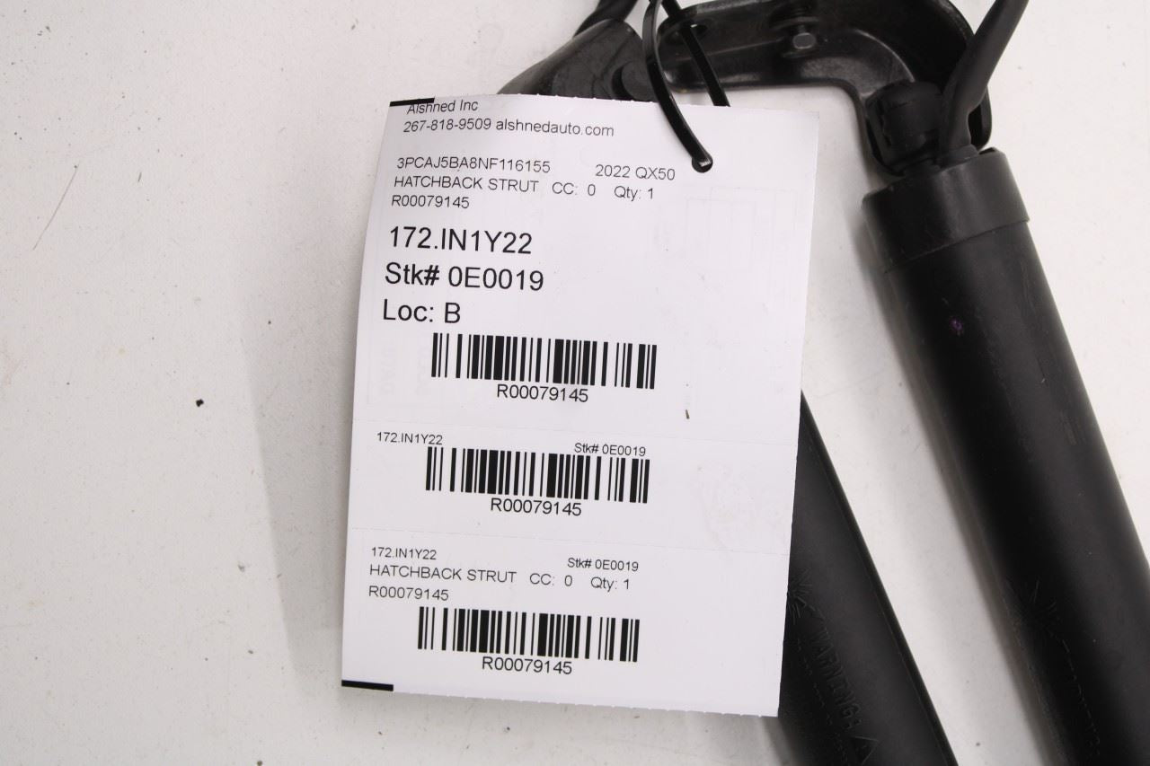19-25 Infiniti QX50 Luxe RR Right and Left Liftgate Power Lift Strut 90560-5NA0B - Alshned Auto Parts