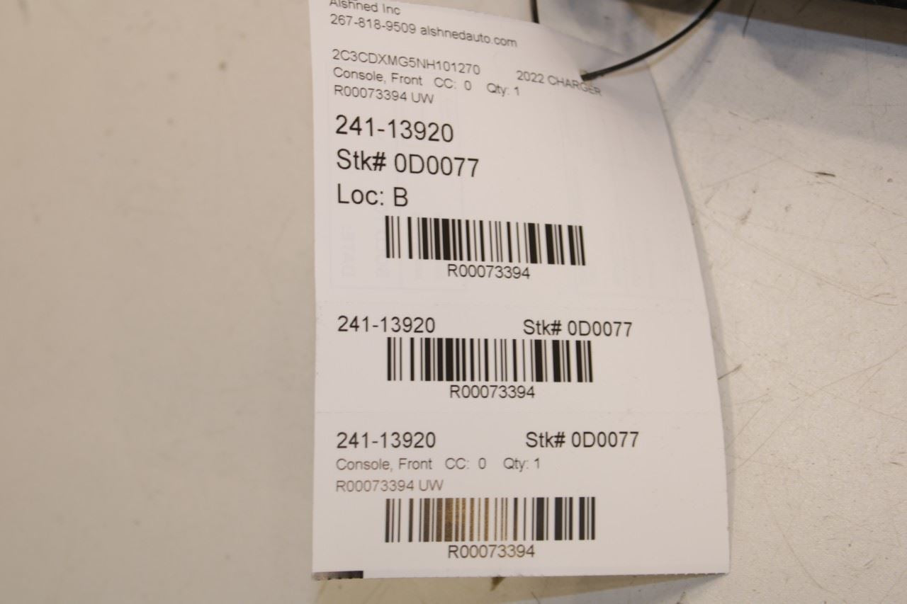 2015-2023 Dodge Charger GT AWD Center Console Cup Holder Lid Box 5YT24DX9AB OEM - Alshned Auto Parts