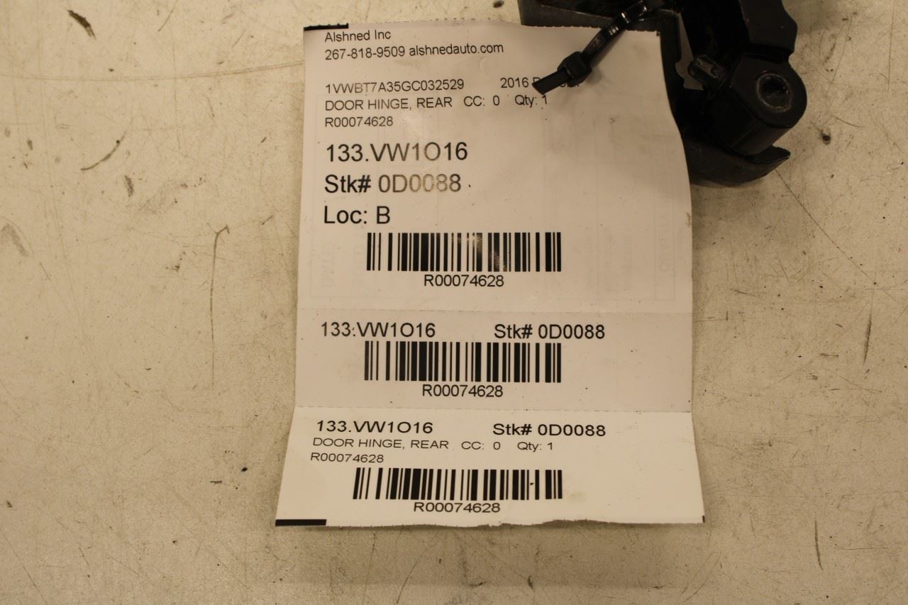 2012-2022 Volkswagen Passat SE Rear Left Side Door Hinge Upper and Lower Pair - Alshned Auto Parts