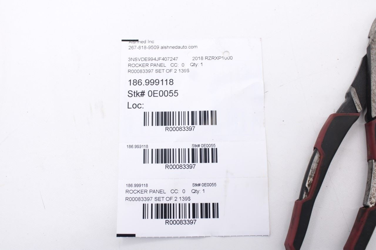 2014-23 Polaris RZR XP 1000 Right and Left Side Rocker Panel Set 5451448-070 OEM - Alshned Auto Parts