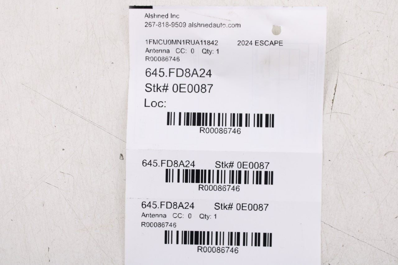 2020-2026 Ford Escape ST Roof Exterior Shark Fin Radio Antenna JX7Z-19A390-A OEM - Alshned Auto Parts