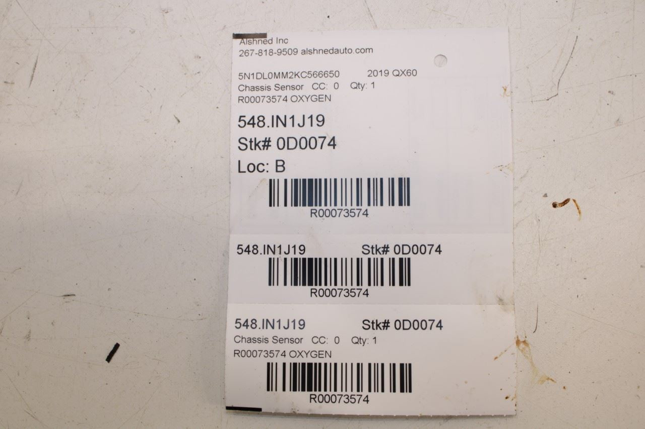 2015-2020 Infiniti QX60 Pure 3.5L Oxygen Sensor Set of 4 22693-9HP0A OEM - Alshned Auto Parts
