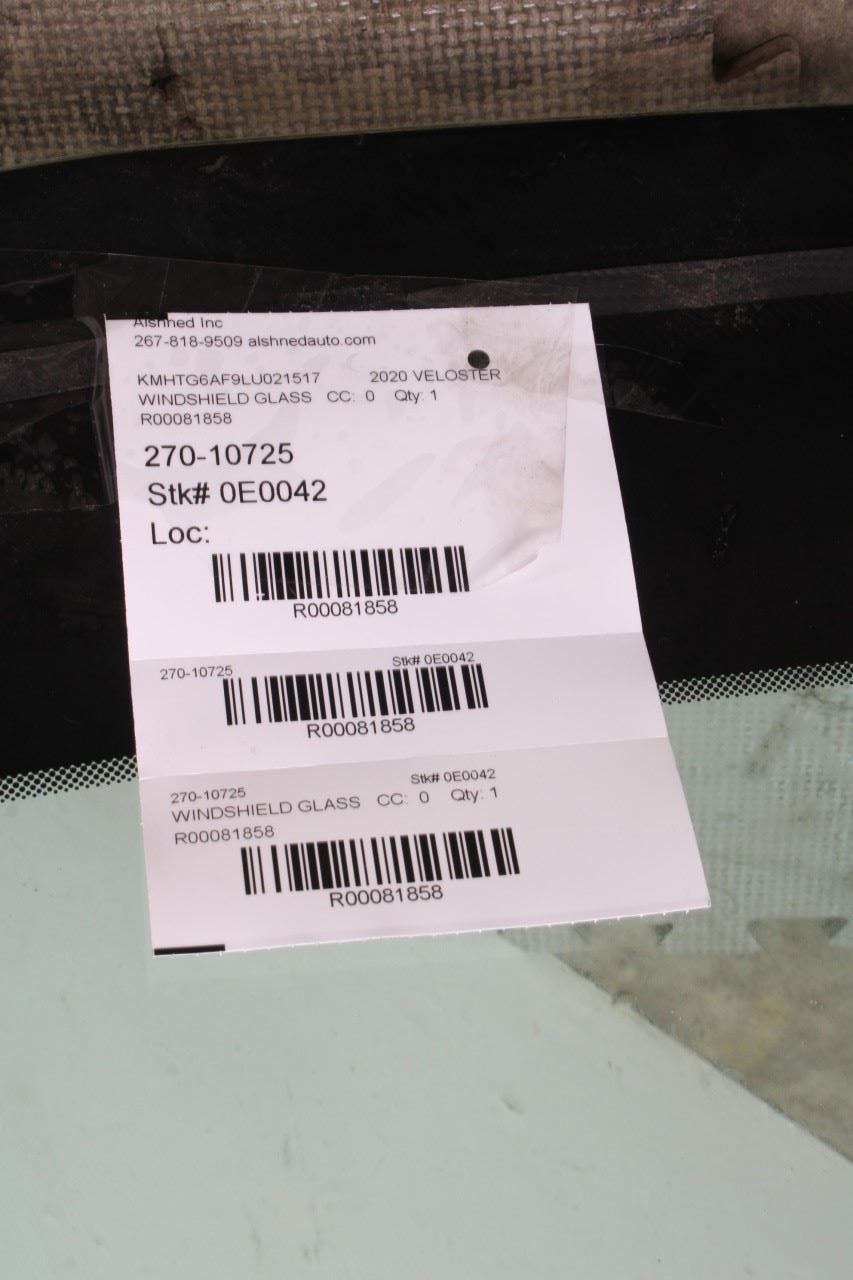 2019-2021 Hyundai Veloster Front Windshield Window Glass 86111-J3010 OEM12