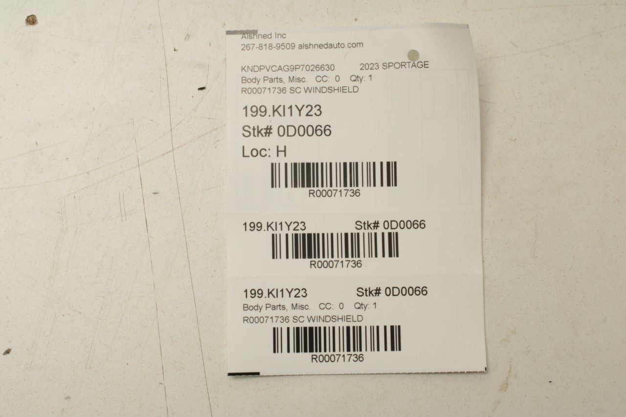 2023-2025 Kia Sportage Hybrid EX Front LH and RH Windshield Trim Garnish Molding - Alshned Auto Parts