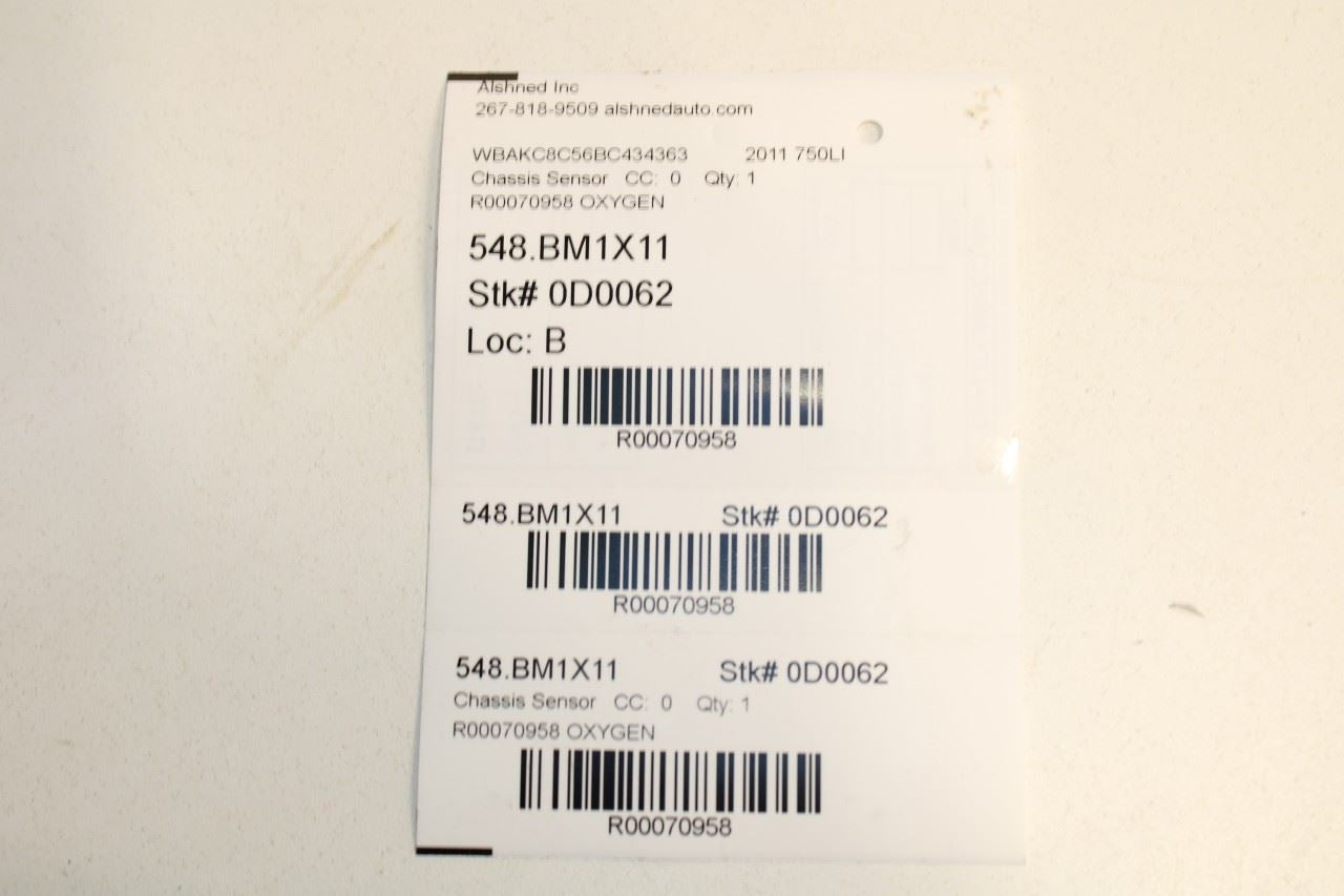 2010-15 BMW 750Li xDrive 4.4L Left and Right Oxygen Sensor Set of 4 11787576673 - Alshned Auto Parts