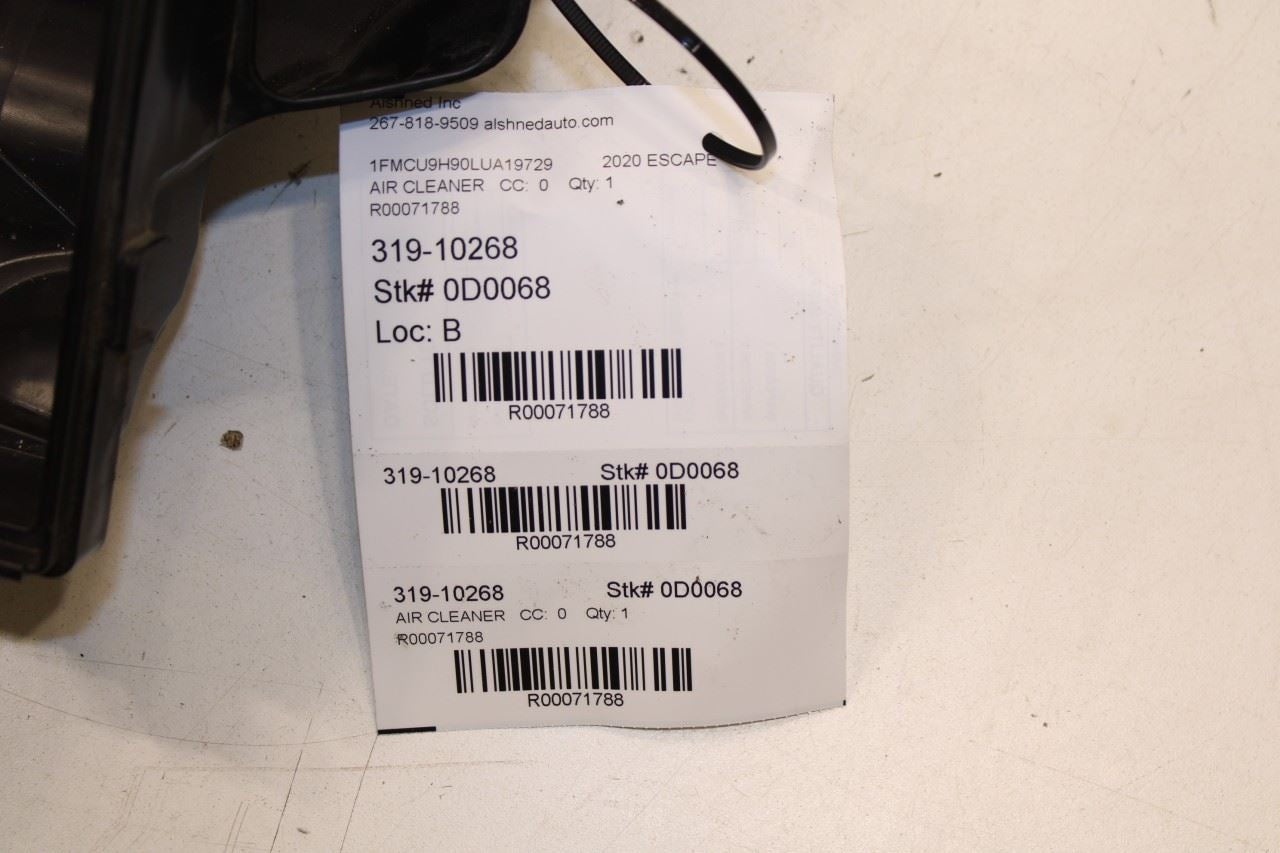 2020-2025 Ford Escape SEL 2.0L AWD Air Intake Cleaner Assembly JX61-9600-KA OEM - Alshned Auto Parts