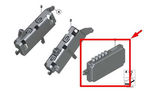 15-16 BMW 435i Gran Coupe Rear View Backup Camera Top Control Module 66539393952 - Alshned Auto Parts
