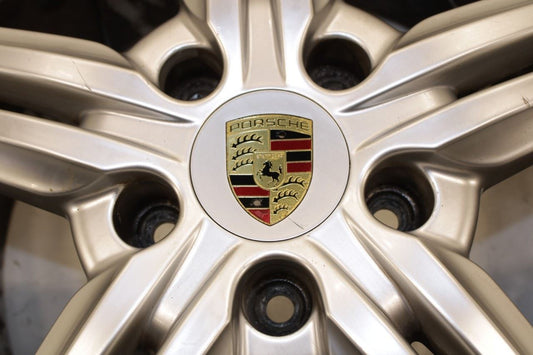 2012-18 Porsche Cayenne Alloy Wheel R19x8.5 5 Double Spoke 7P5-601-025-AG *ReaD* - Alshned Auto Parts