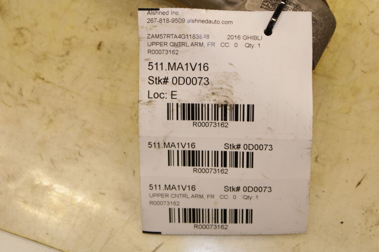 14-21 Maserati Ghibli S Q4 AWD Front Suspension Driver LH Side Upper Control Arm - Alshned Auto Parts