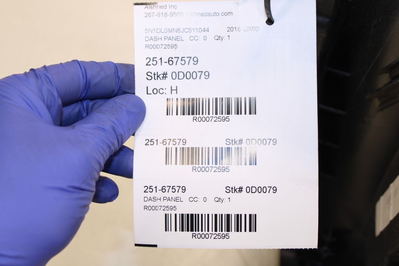 2015-2020 Infiniti QX60 Front Right Passenger Side Dash Trim Cover w/ Air Vent - Alshned Auto Parts