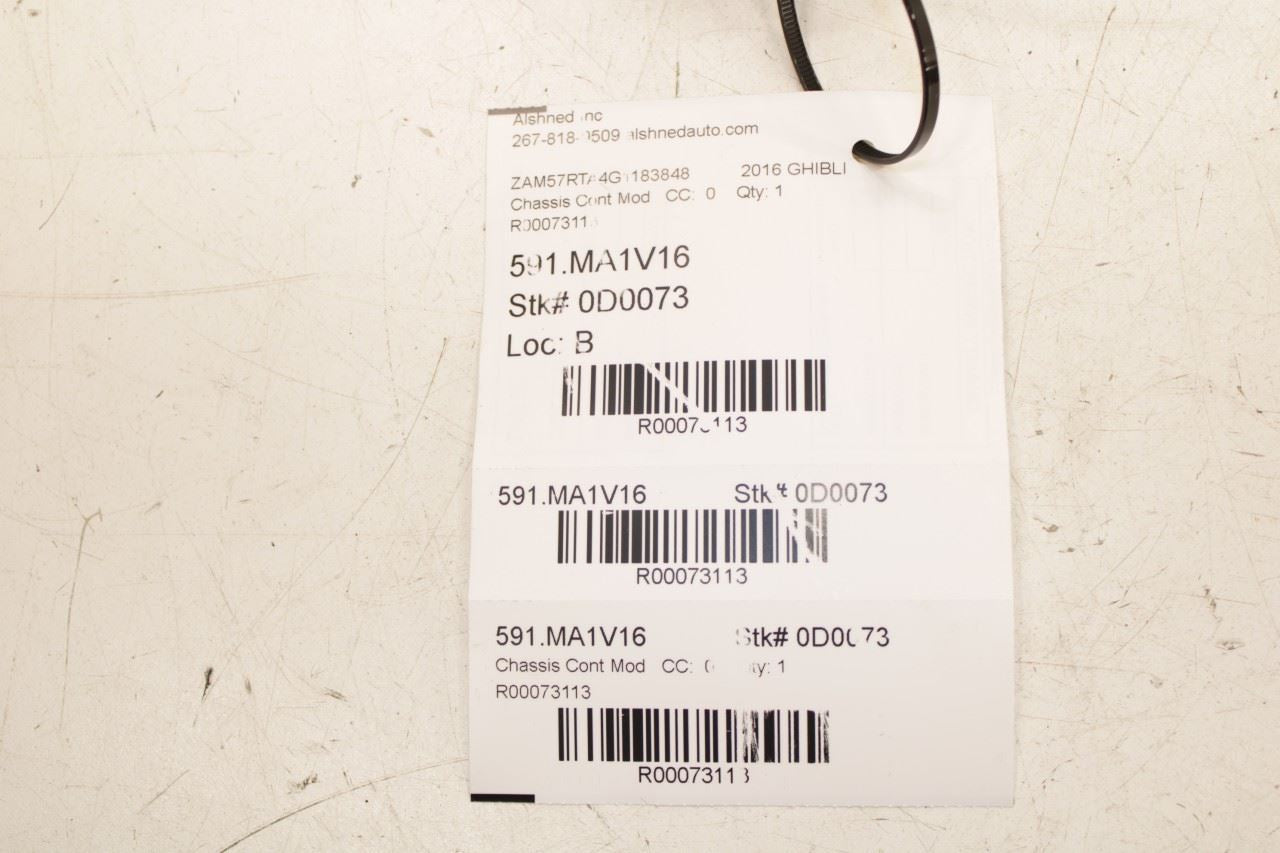 14-16 Maserati Ghibli S Q4 AWD Bluetooth Communication Telematics Control Module - Alshned Auto Parts