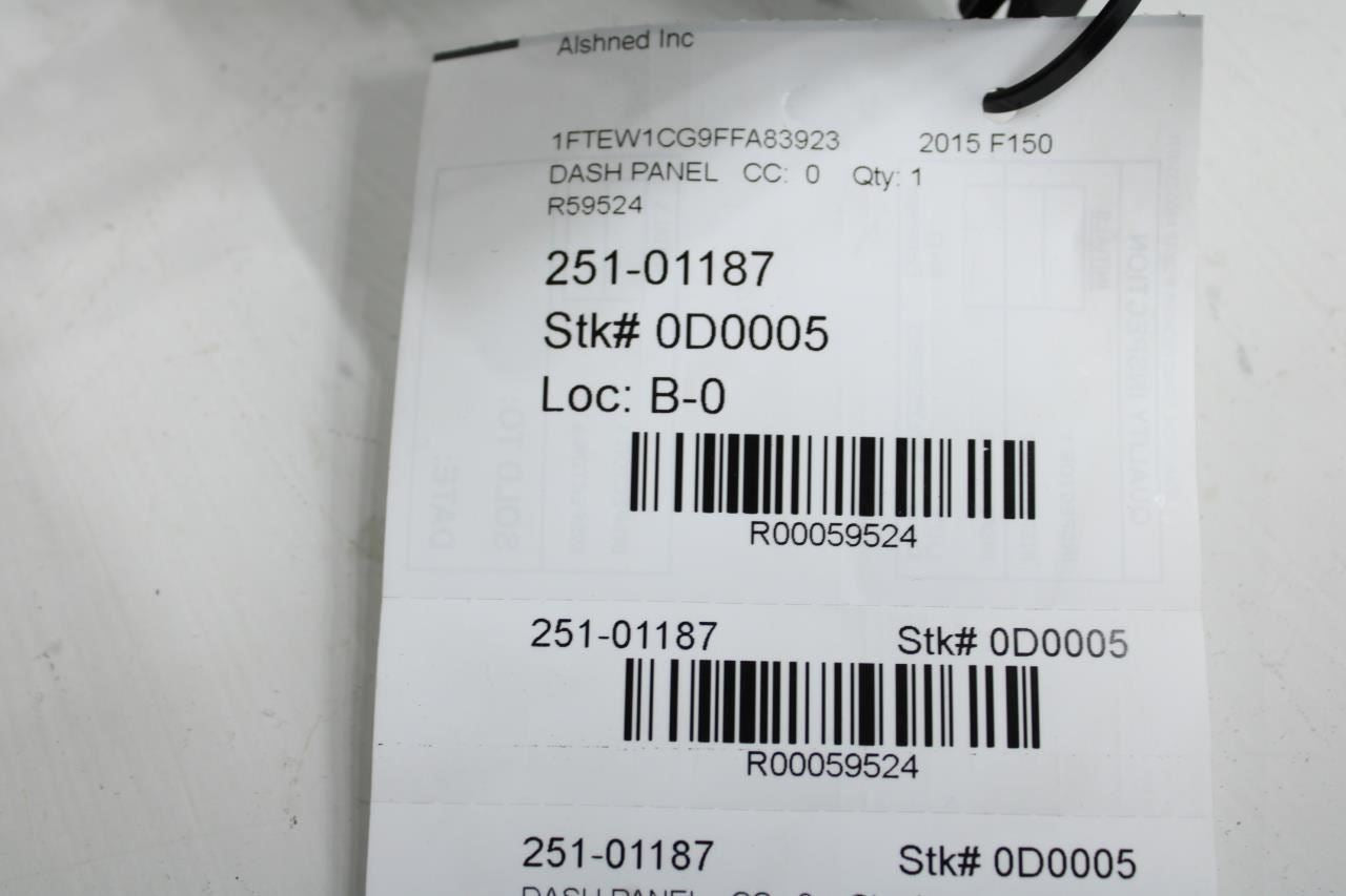 15-20 Ford F150 Platinum Dash Speedometer Cluster Trim Bezel FL3B-15044D70-A - Alshned Auto Parts