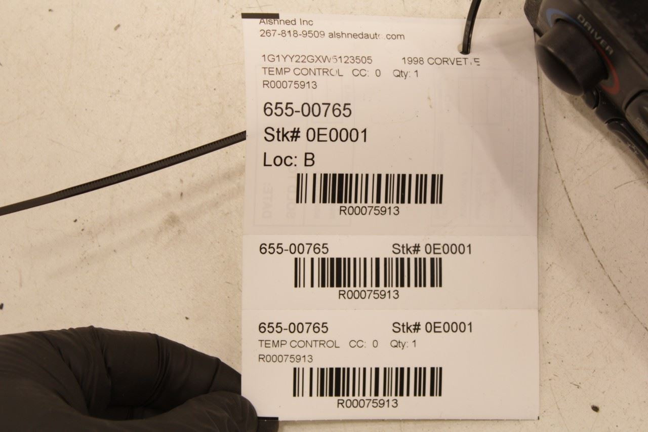 1998-99 Chevrolet Corvette AC Heater Temperature Climate Control Panel 16254311 - Alshned Auto Parts