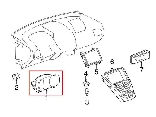 2011 GMC Terrain SLE1 Speed Gauge Instrument Cluster Unknown Mileage 22783663 - Alshned Auto Parts