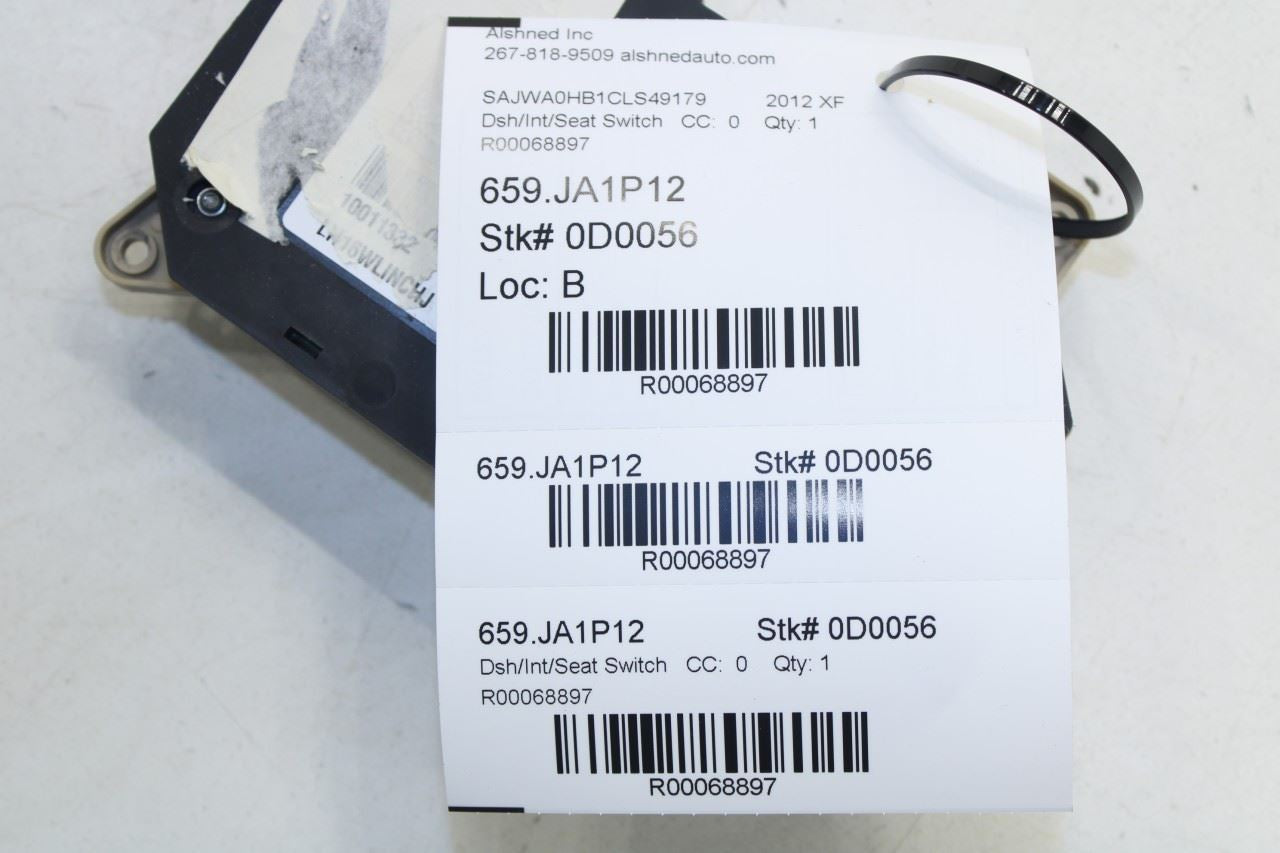 10-15 Jaguar XF Portfolio Front Left Power Seat Adjustment Switch 9X23-14B566-EB - Alshned Auto Parts