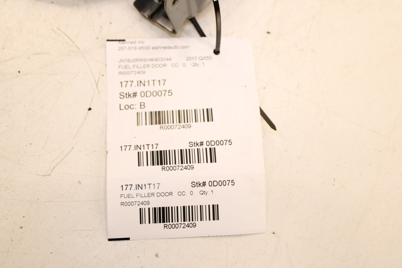 2015-2017 Infiniti QX50 3.7L Fuel Tank Filler Door Lid Cover w/ Cap 78830-5UB0A - Alshned Auto Parts