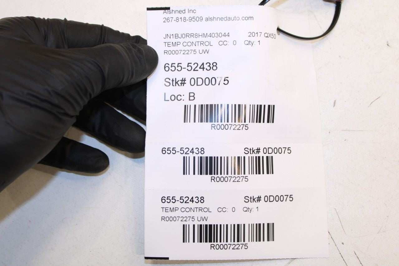 2014-2017 Infiniti QX50 Clock Radio Faceplate Temperature Climate Control Panel - Alshned Auto Parts