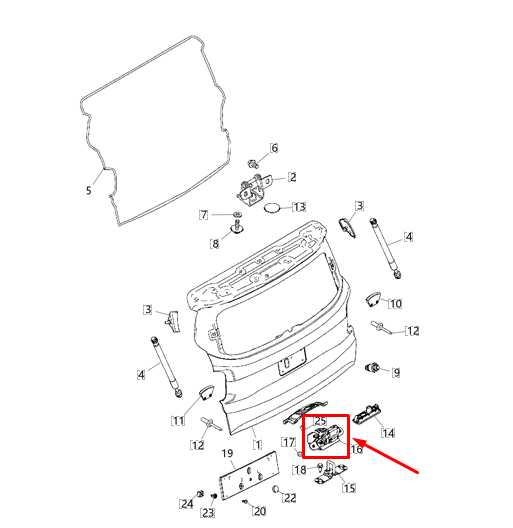 18-22 Jeep Renegade Sport RR Liftgate Lid Lock Latch Actuator 68399523AA *ReaD* - Alshned Auto Parts