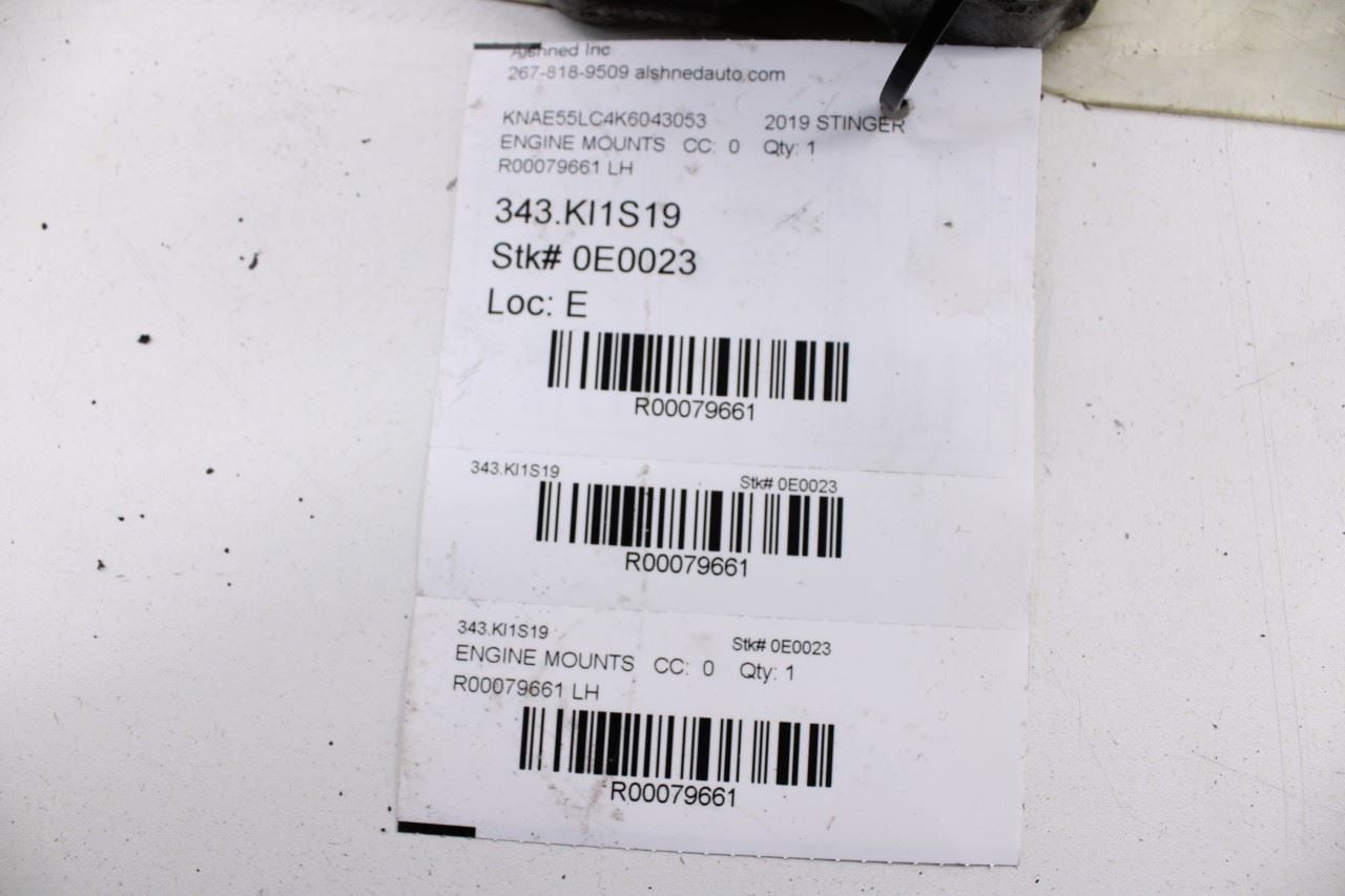 2018-23 Kia Stinger GT2 AWD 3.3L Left Side Engine Mount Bracket 21826-J5400 OEM - Alshned Auto Parts