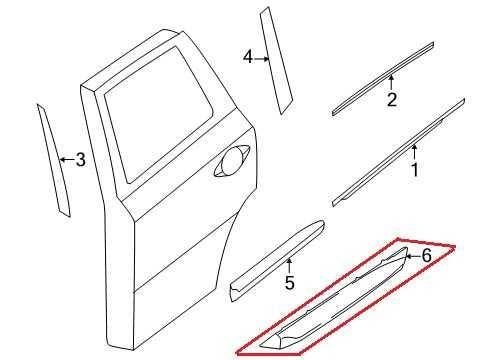 16-20 Infiniti QX60 Pure Rear Left Door Exterior Lower Molding 828779NB0A *ReaD - Alshned Auto Parts
