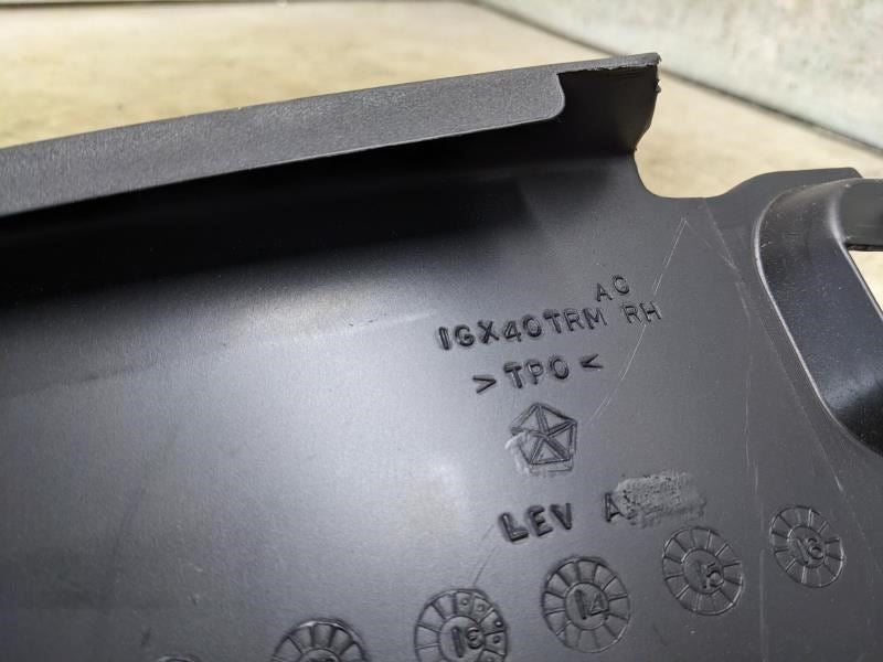 11-21 Jeep Grand Cherokee Rear Right Door Window Opening Molding 1GX40TRMAC OEM - Alshned Auto Parts