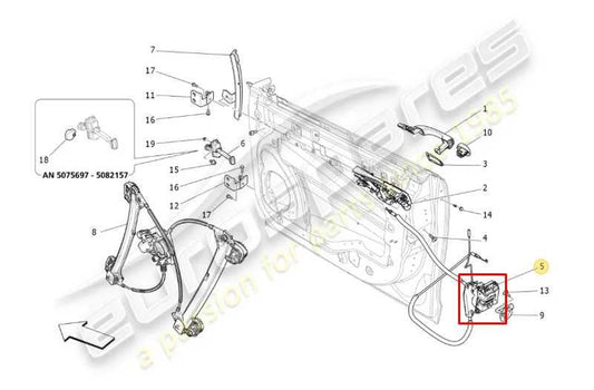 17-21 Maserati Ghibli Front Left Driver Side Door Lock Latch Actuator 670032944 - Alshned Auto Parts