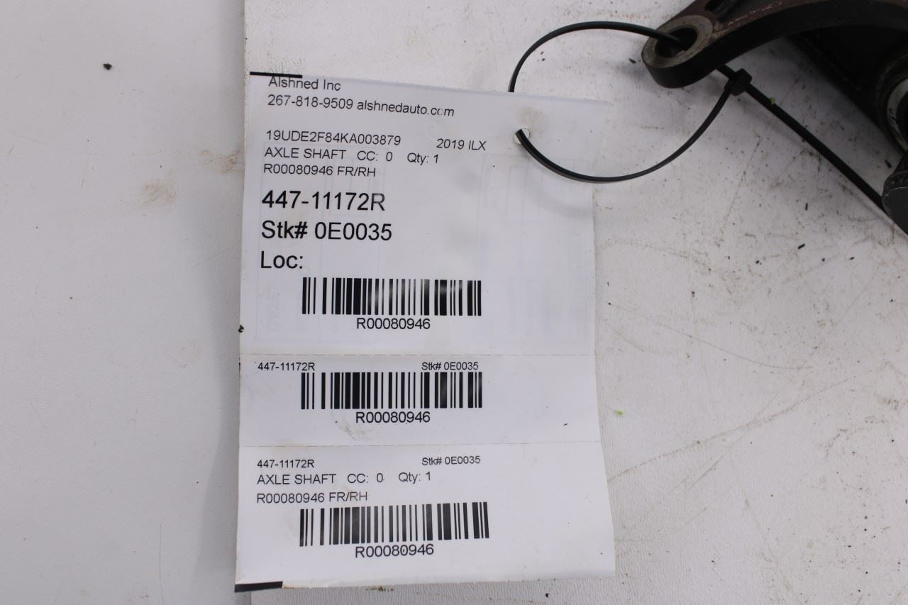 2015-2022 Acura ILX Technology A-Spec FWD Front Right CV Intermediate Axle Shaft - Alshned Auto Parts