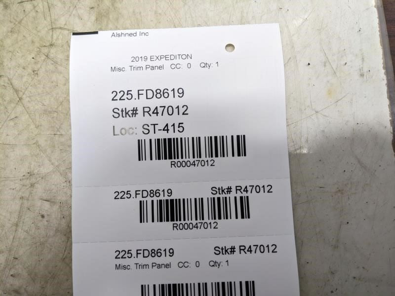 2018-2021 Ford Expedition Rear Right Door Window Molding JL1B-7825514-A OEM - Alshned Auto Parts