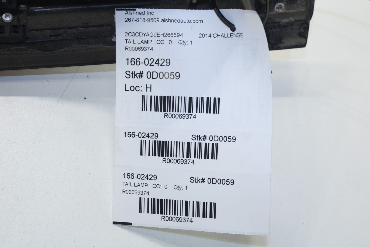 2011-2014 Dodge Challenger SXT Rear Center Mounted Stop Light Lamp 68059854AD - Alshned Auto Parts