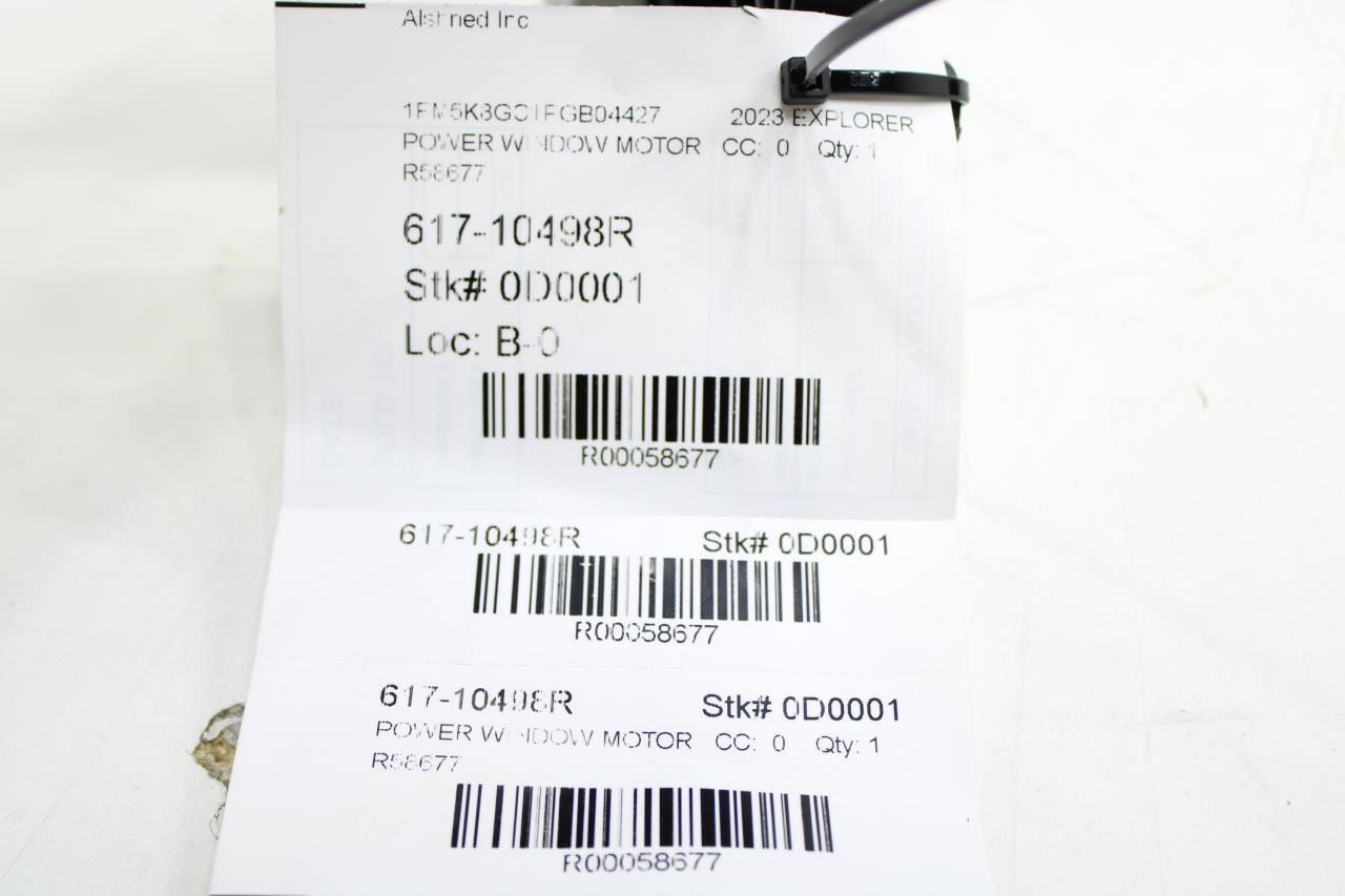 2020-2024 Ford Explorer RR RH Power Window Motor LB5Z-5823394-A OEM - Alshned Auto Parts