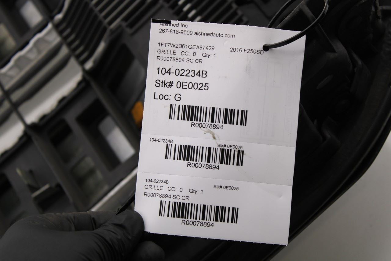 2011-16 Ford F250 Lariat Crew Cab Front Radiator Grille Chrome w/ Emblem *ReaD* - Alshned Auto Parts