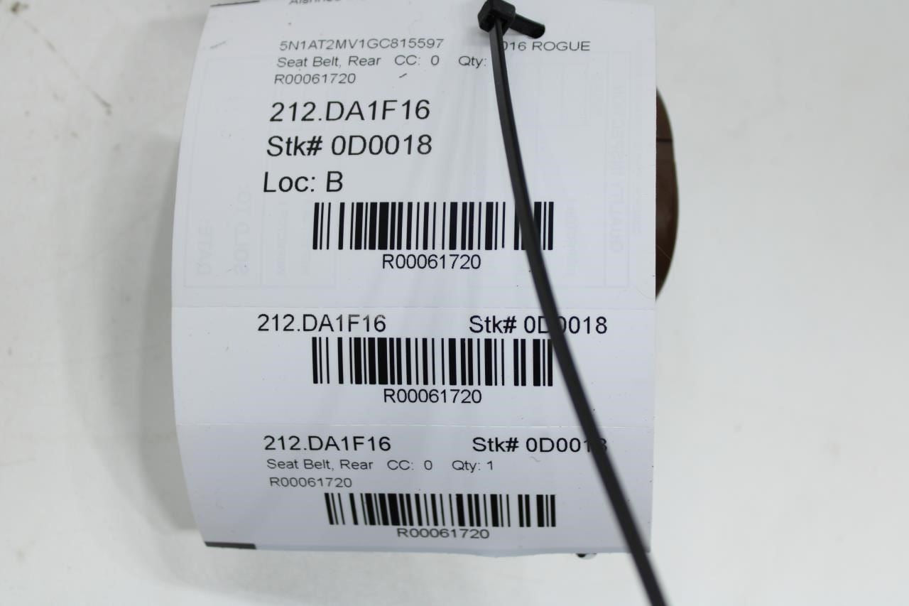 2015-2020 Nissan Rogue SV Rear Right Side Seat Belt Retractor 88844-9TA5A OEM - Alshned Auto Parts