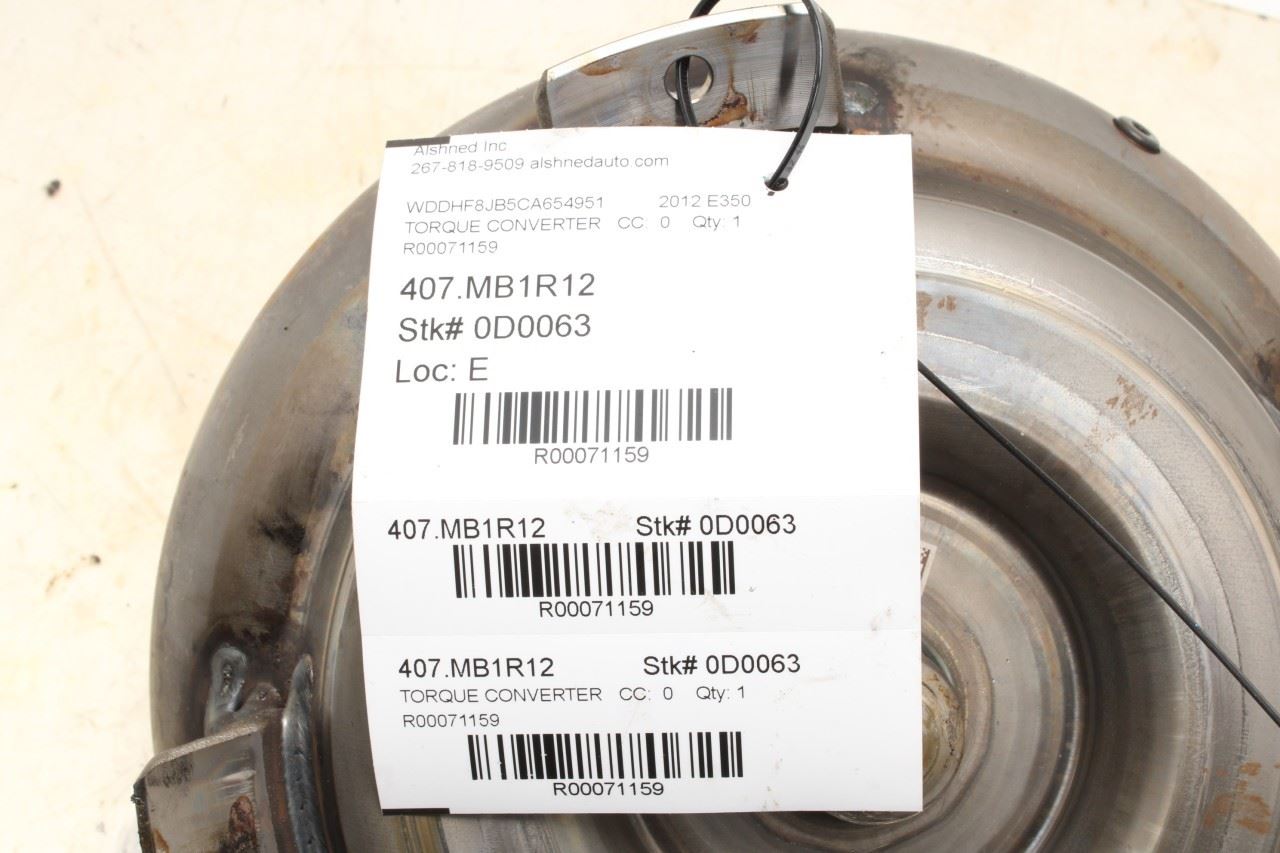 2007-2013 Mercedes-Benz E350 4MATIC 3.5L Automatic Transmission Torque Converter - Alshned Auto Parts