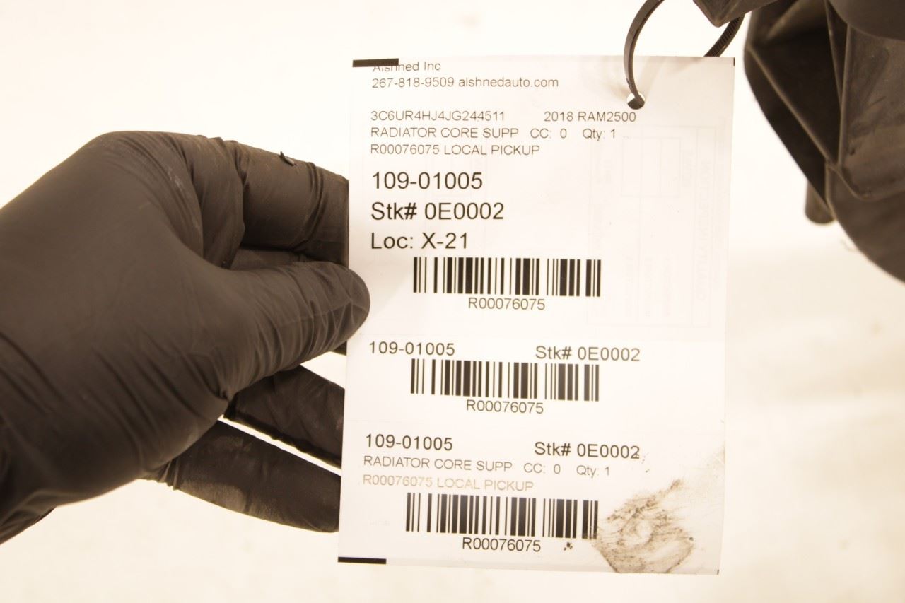 2013-2018 RAM 2500 Tradesman Radiator Core Support 68222830AA 68224848AA OEM - Alshned Auto Parts