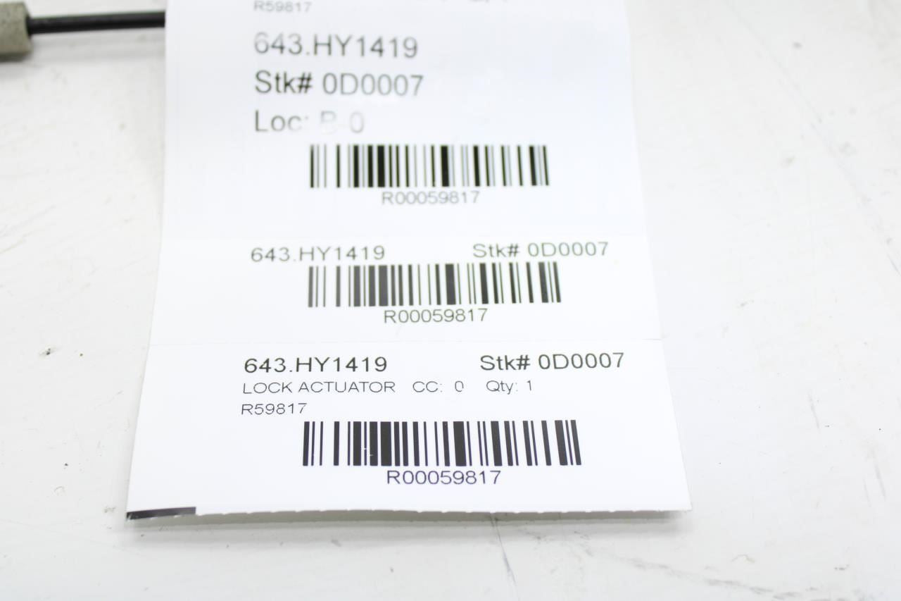 2019-2023 Hyundai Santa Fe Rear Left Side Door Lock Latch Actuator 81410-S1010 - Alshned Auto Parts
