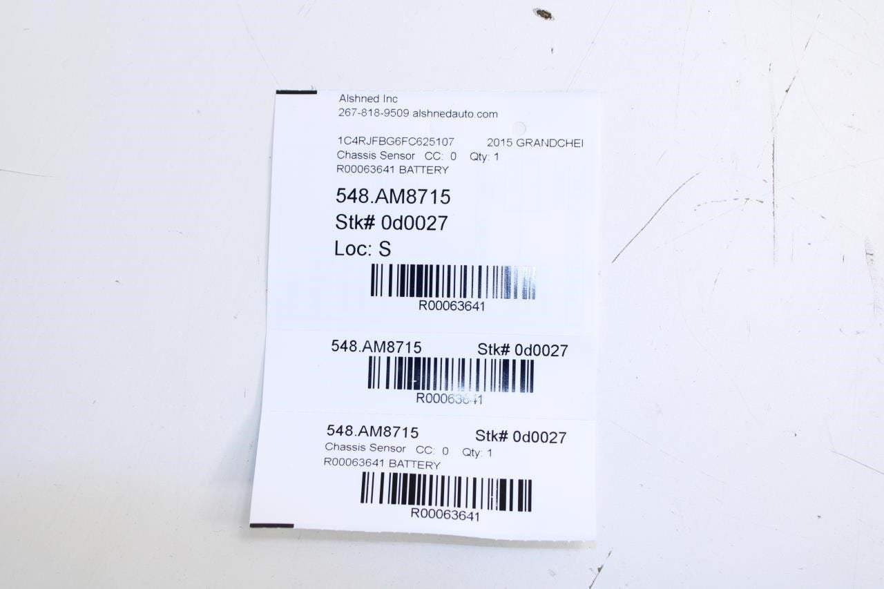 2014-2016 Jeep Grand Cherokee Limited Battery Current Sensor 56029713AB OEM - Alshned Auto Parts