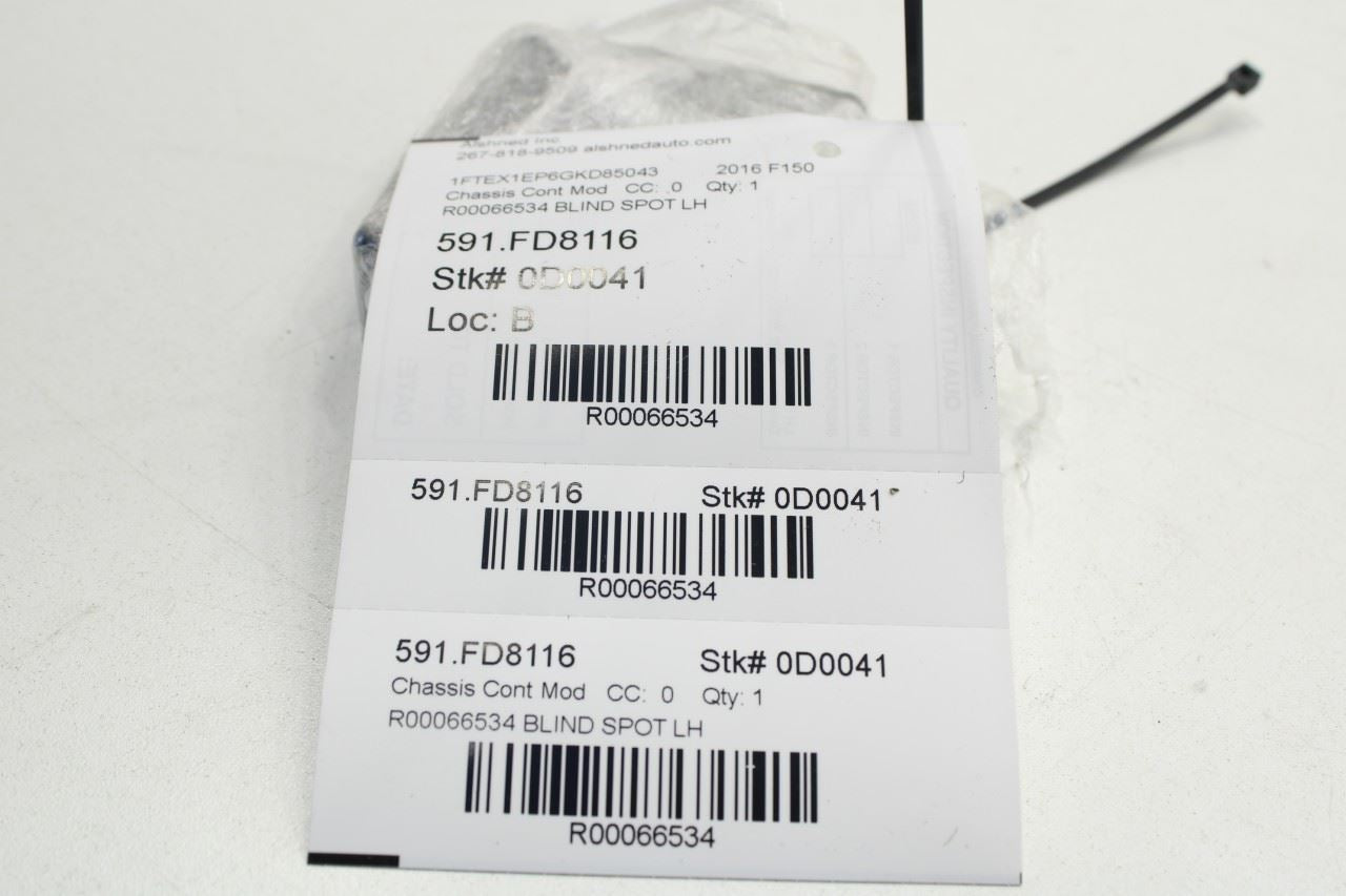 2015-2016 Ford F150 SuperCab Lariat LH Blind Spot Detection Radar Sensor Module - Alshned Auto Parts